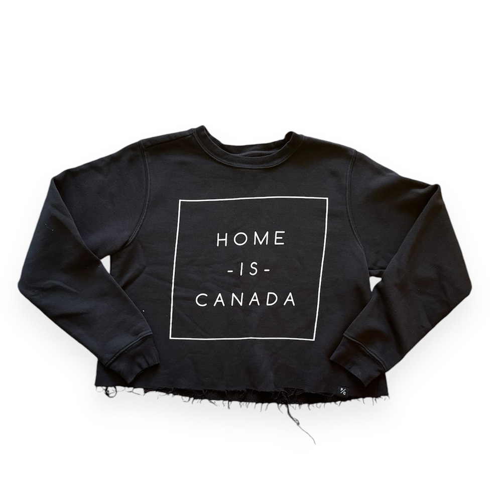 Peace Collective Home Is Canada Women’s Crop Crewneck